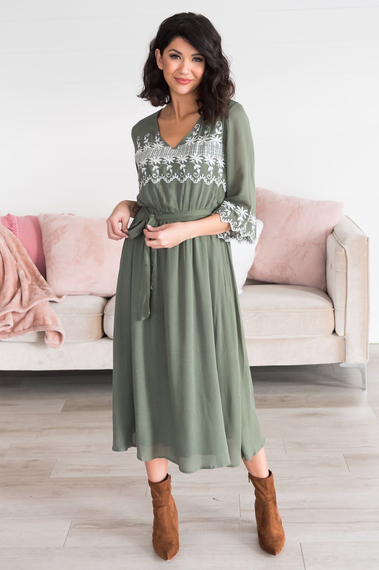 The Annalisa Modest Dresses vendor-unknown