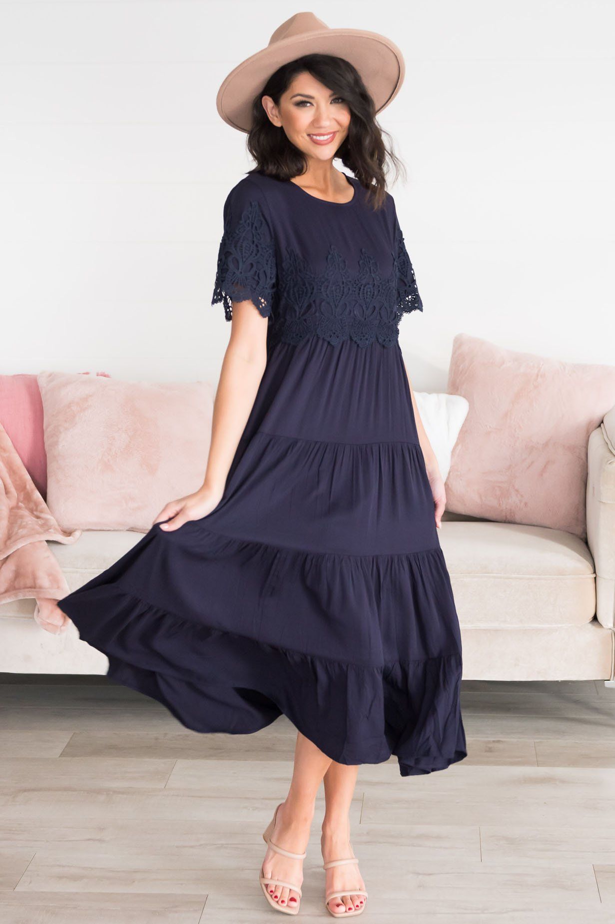 The Ashlee Modest Dresses vendor-unknown