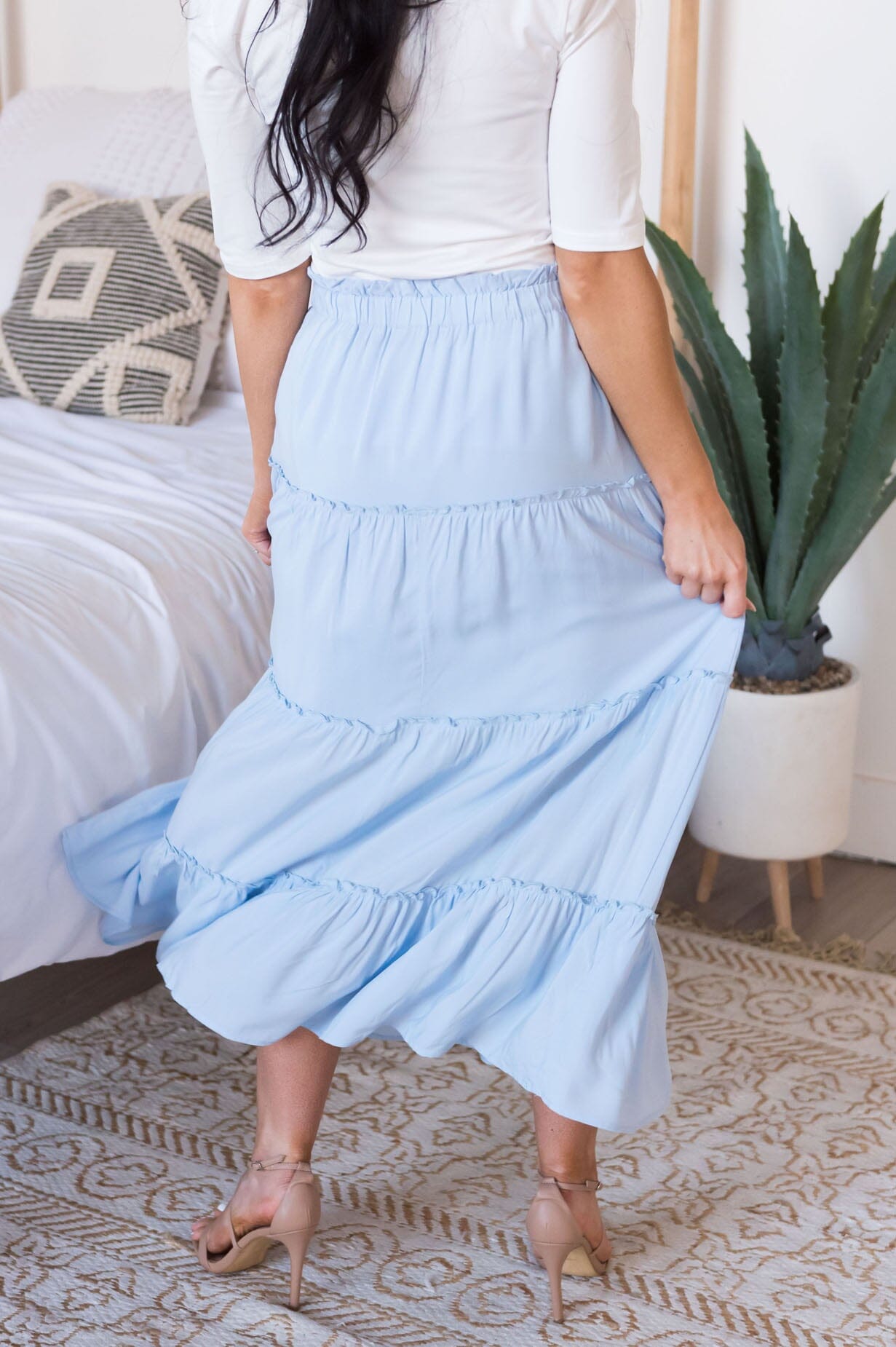 Under The Sun Modest Tier Skirt Skirts vendor-unknown