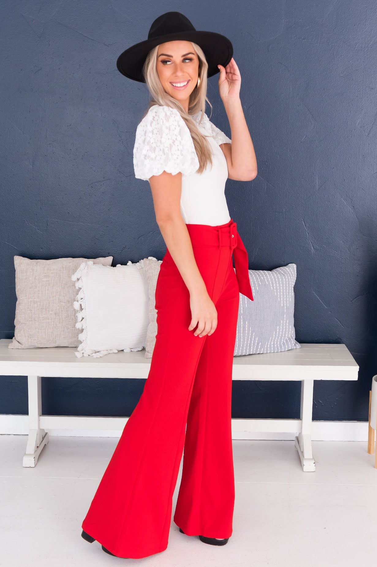 Ready For Everything Modest Flared Pants Modest Dresses vendor-unknown