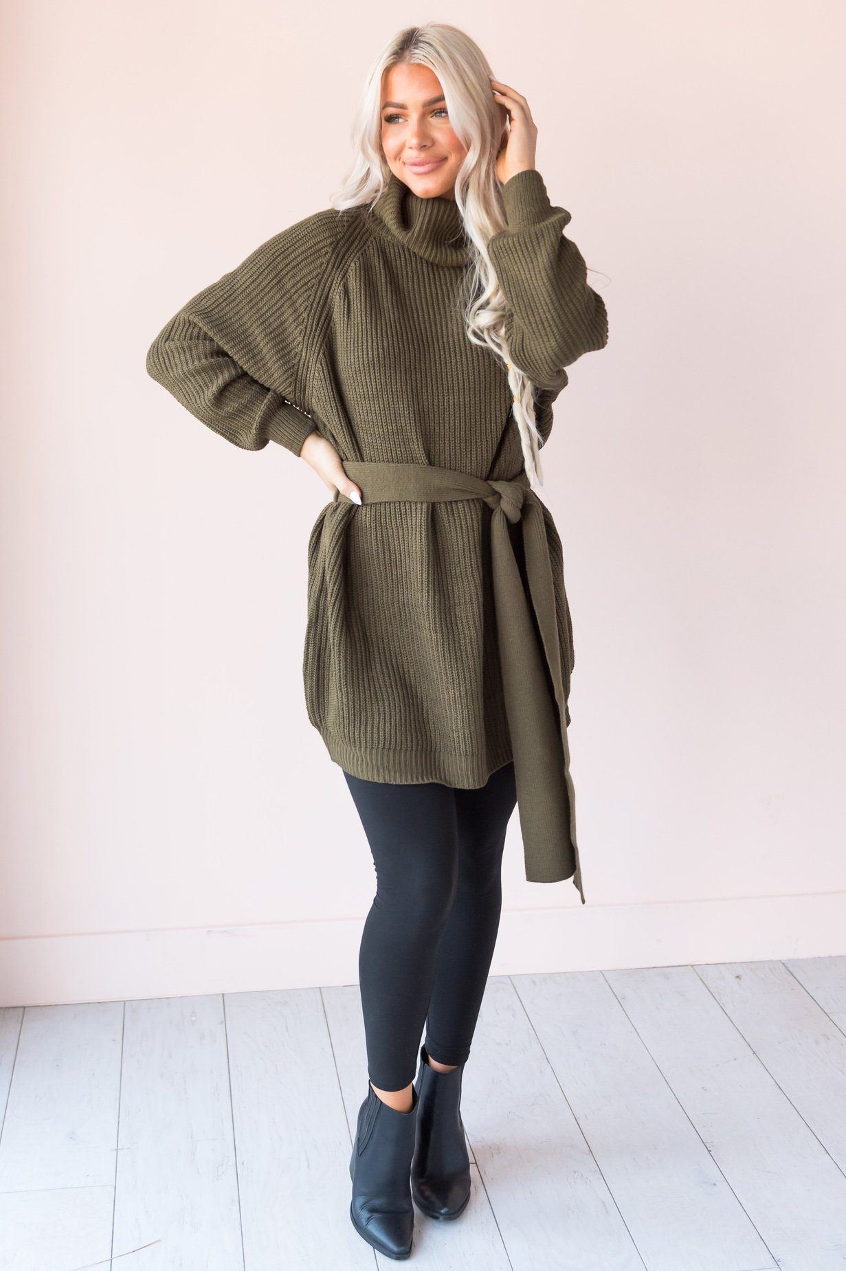 Giving My All Modest Knit Tunic Modest Dresses vendor-unknown