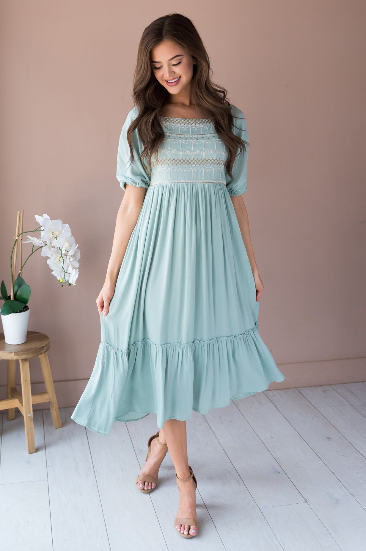 The Madaline Modest Dresses vendor-unknown