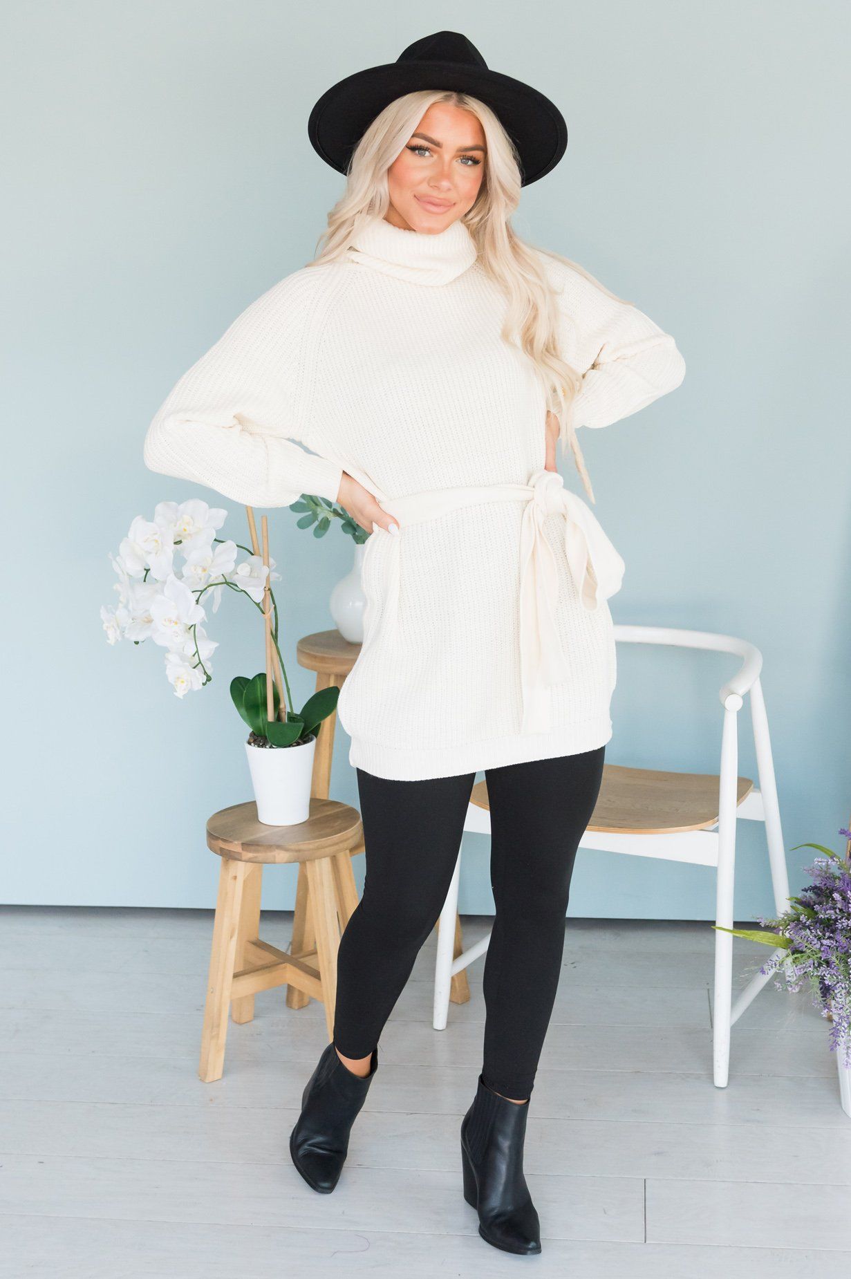 Giving My All Modest Knit Tunic Modest Dresses vendor-unknown