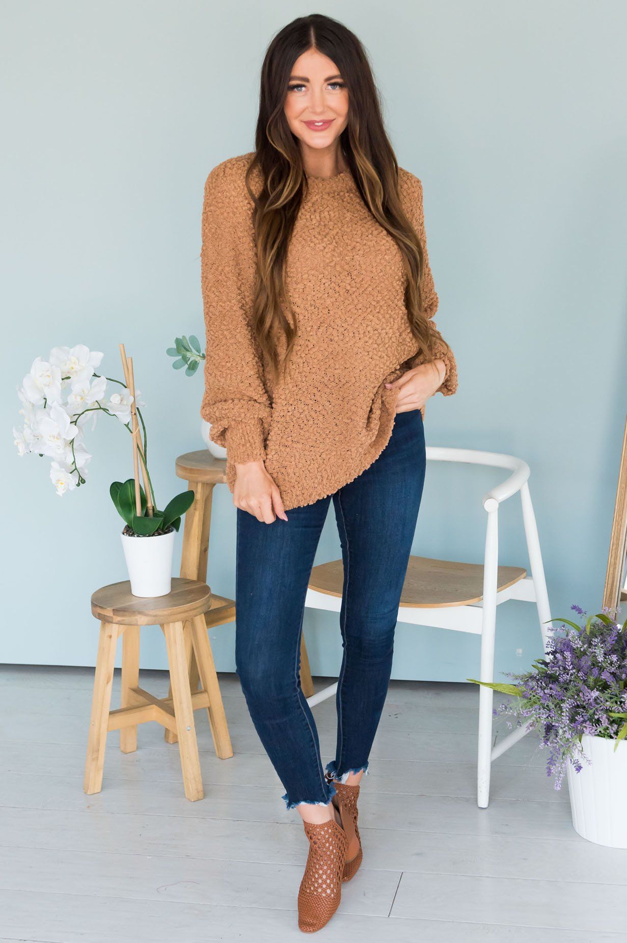 Afternoon Dreamer Modest Sweater Modest Dresses vendor-unknown
