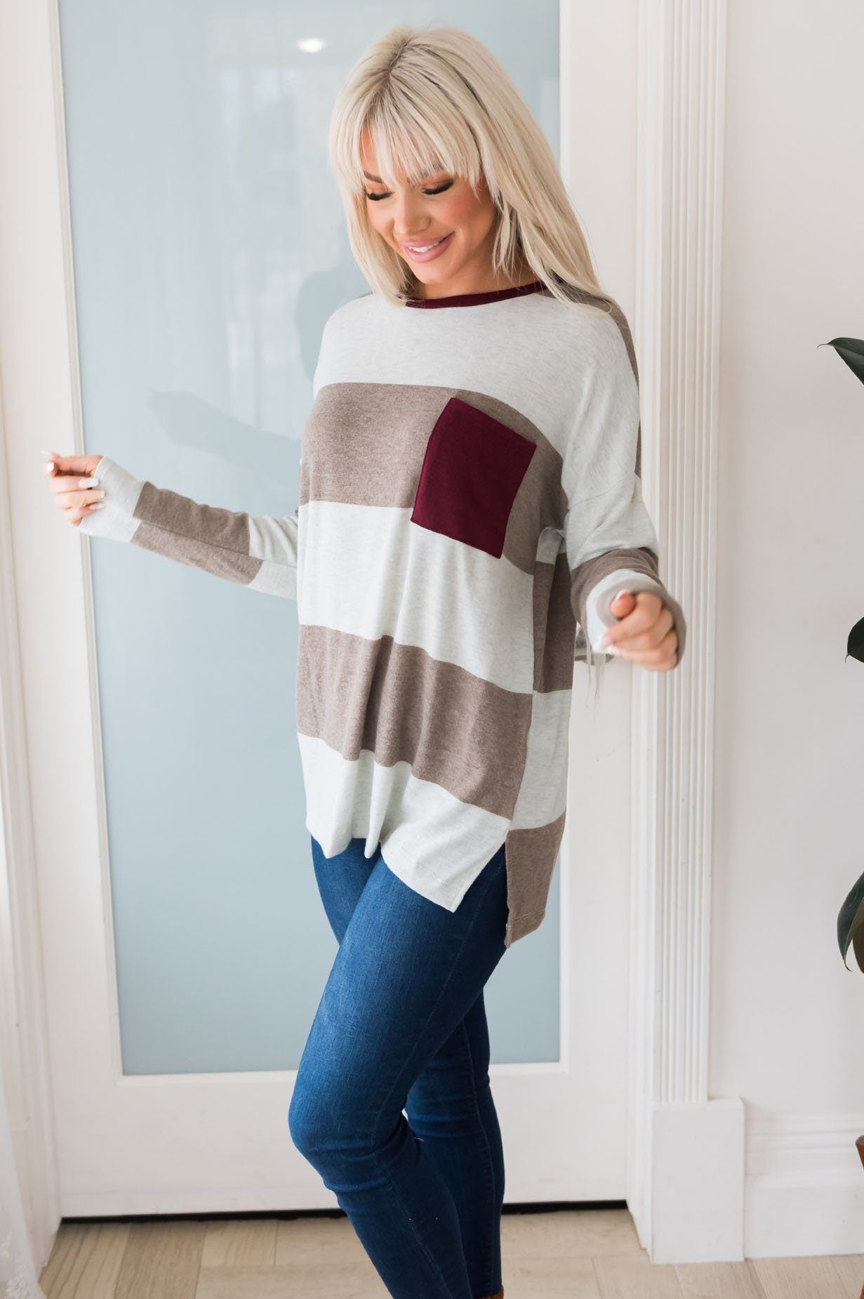 Couldn't Be Cozier Modest Blouse Modest Dresses vendor-unknown