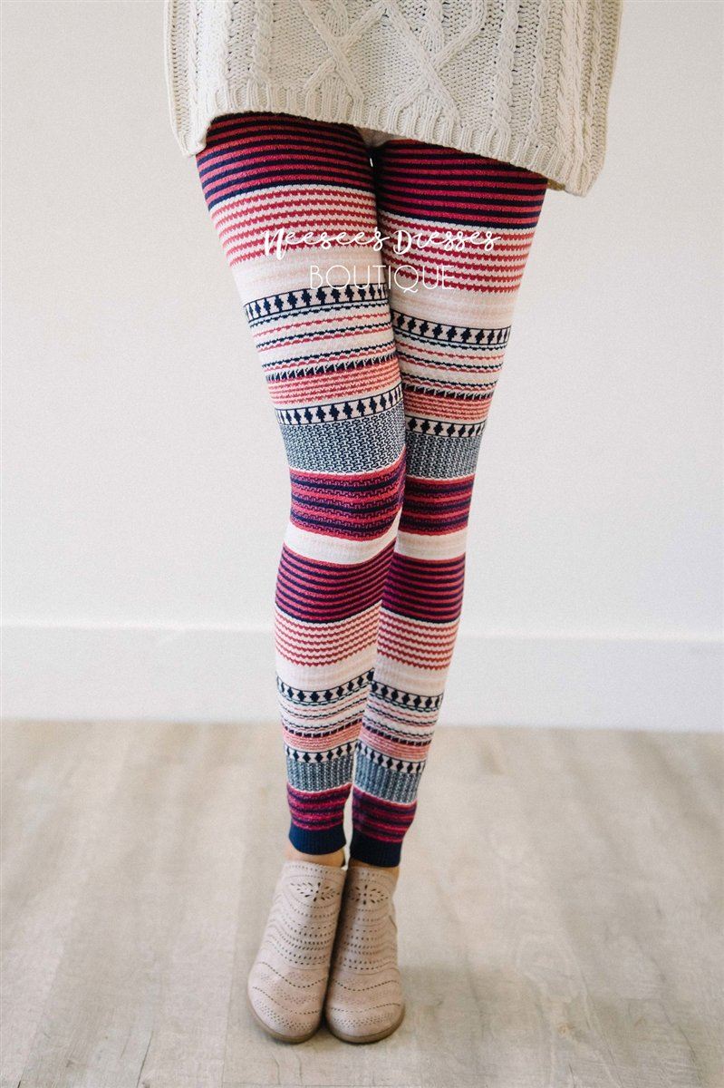 Cozy Fall Leggings Accessories & Shoes vendor-unknown