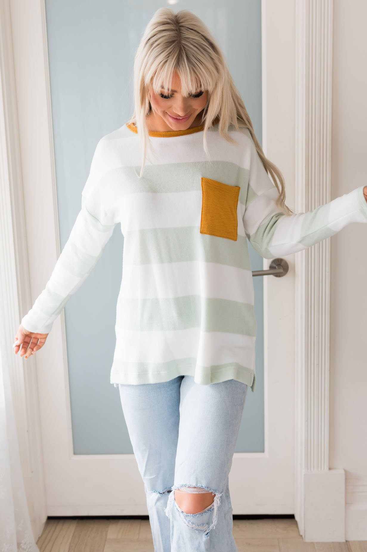 Couldn't Be Cozier Modest Blouse Modest Dresses vendor-unknown