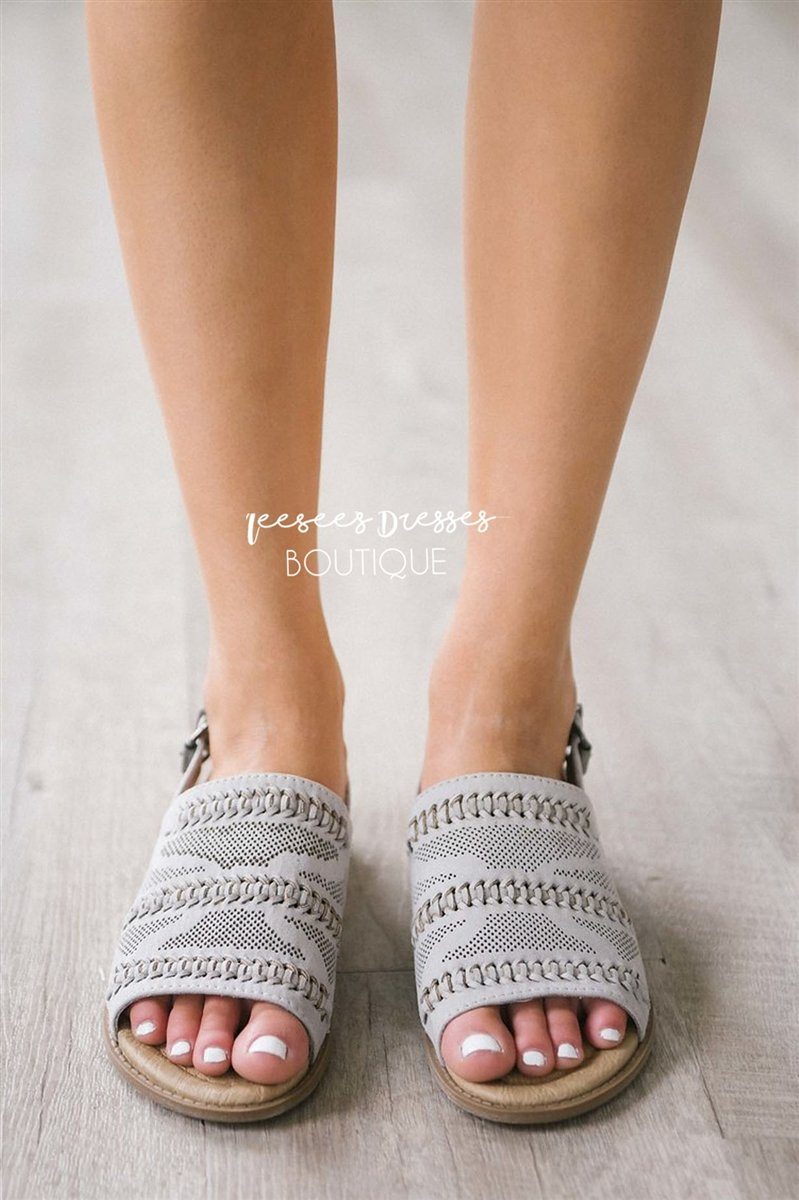 The Ophelia Weaved Sandals Accessories & Shoes vendor-unknown