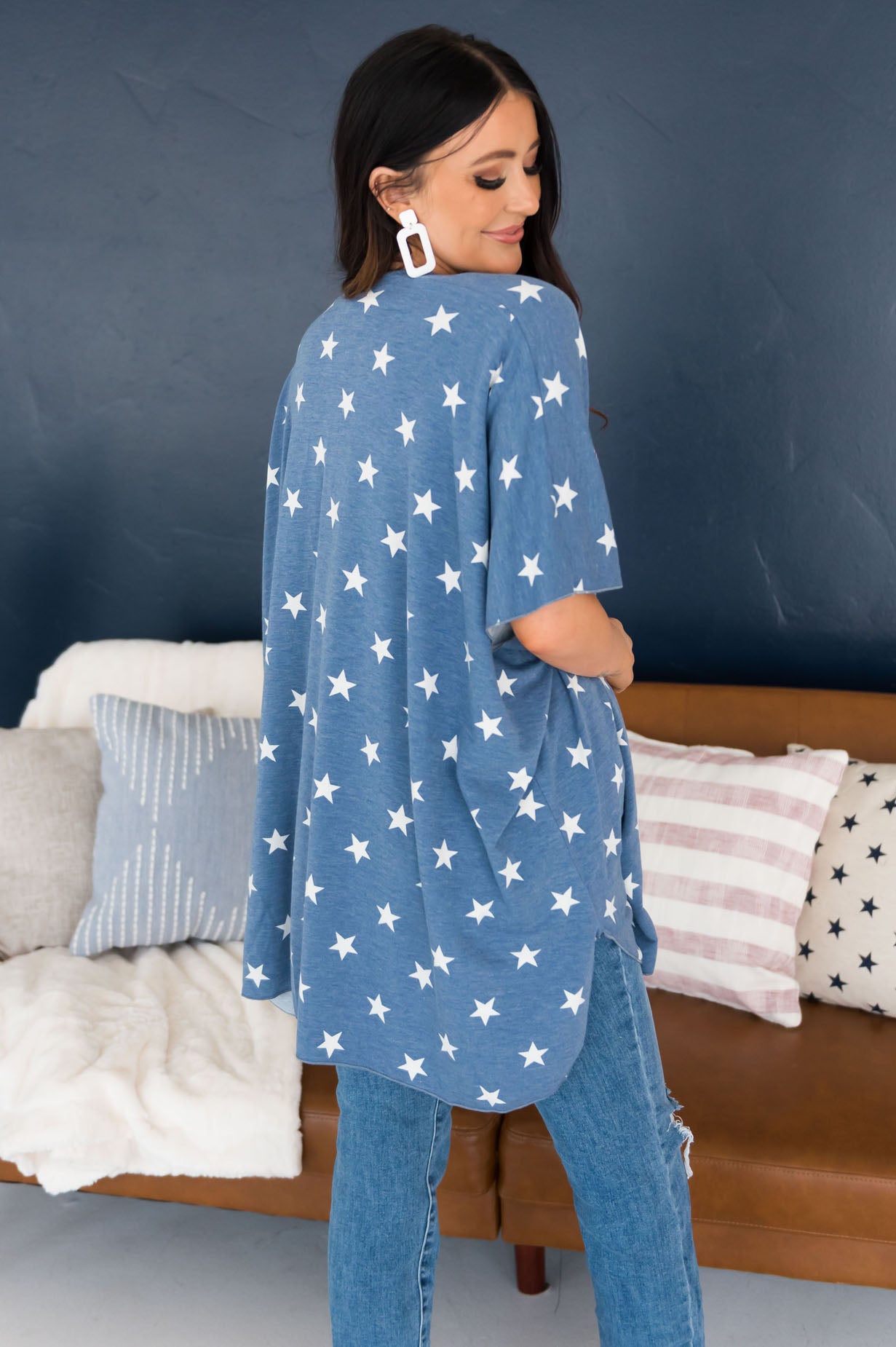 All American Girl Modest Cardigan Tops vendor-unknown