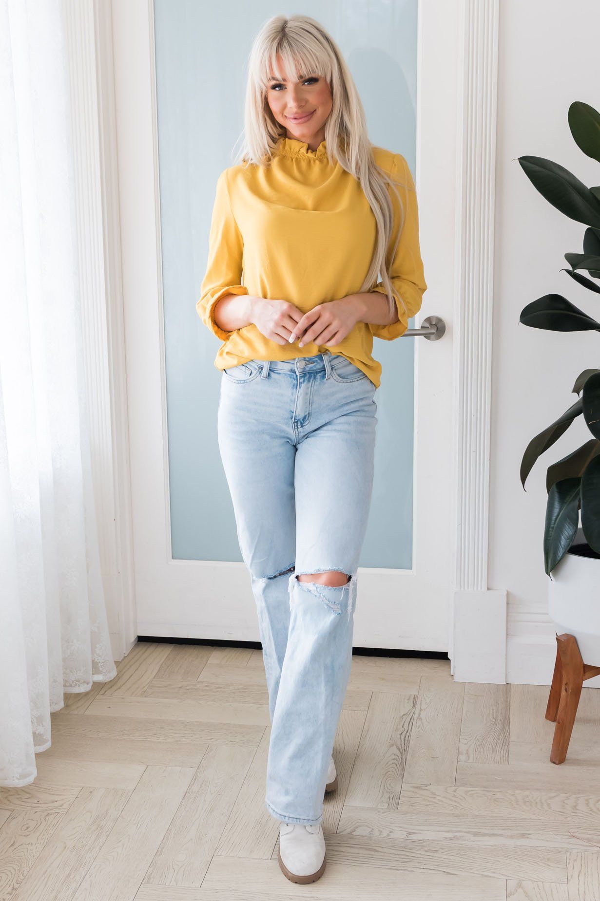 Catch You Later Modest Blouse Modest Dresses vendor-unknown