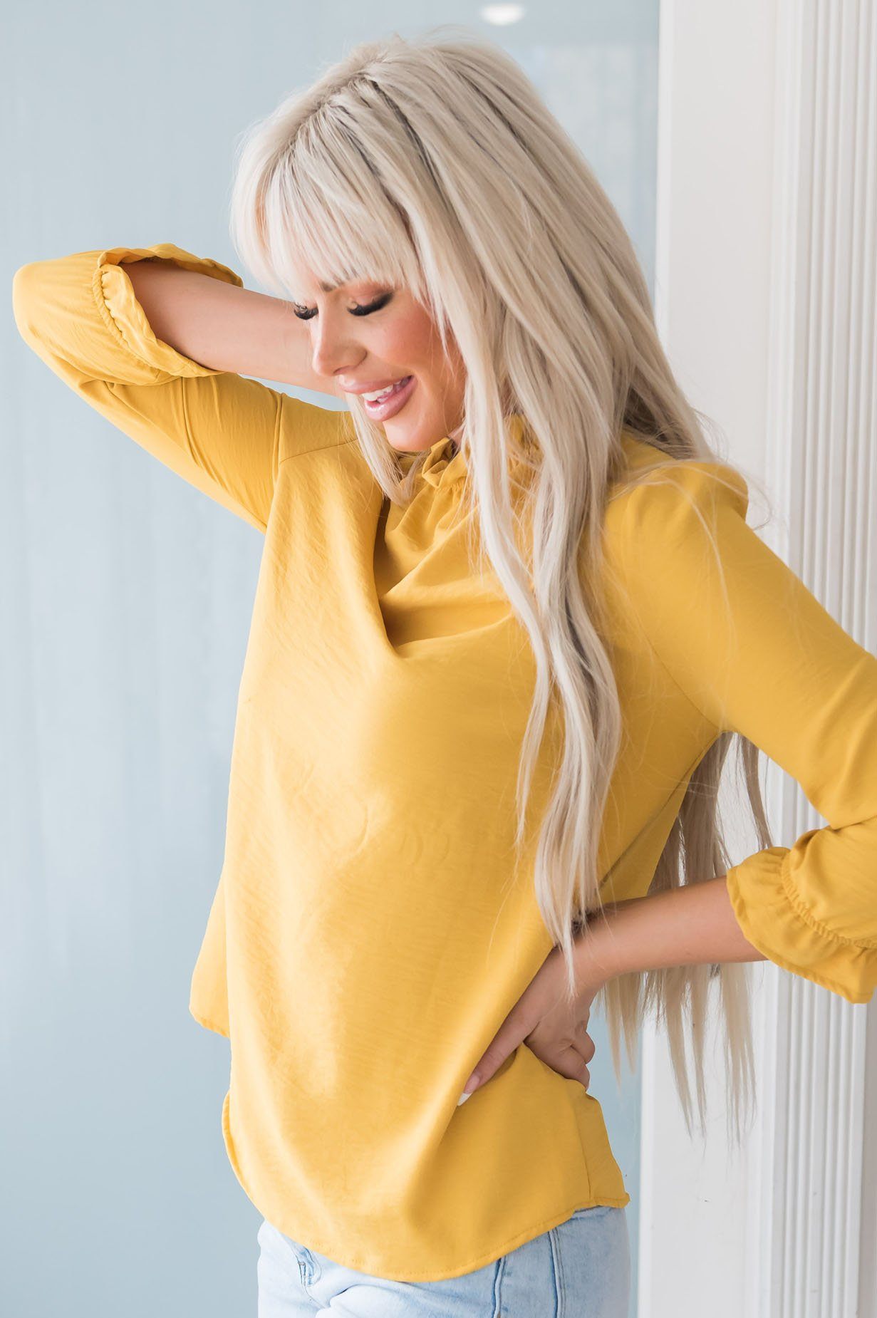 Catch You Later Modest Blouse Modest Dresses vendor-unknown