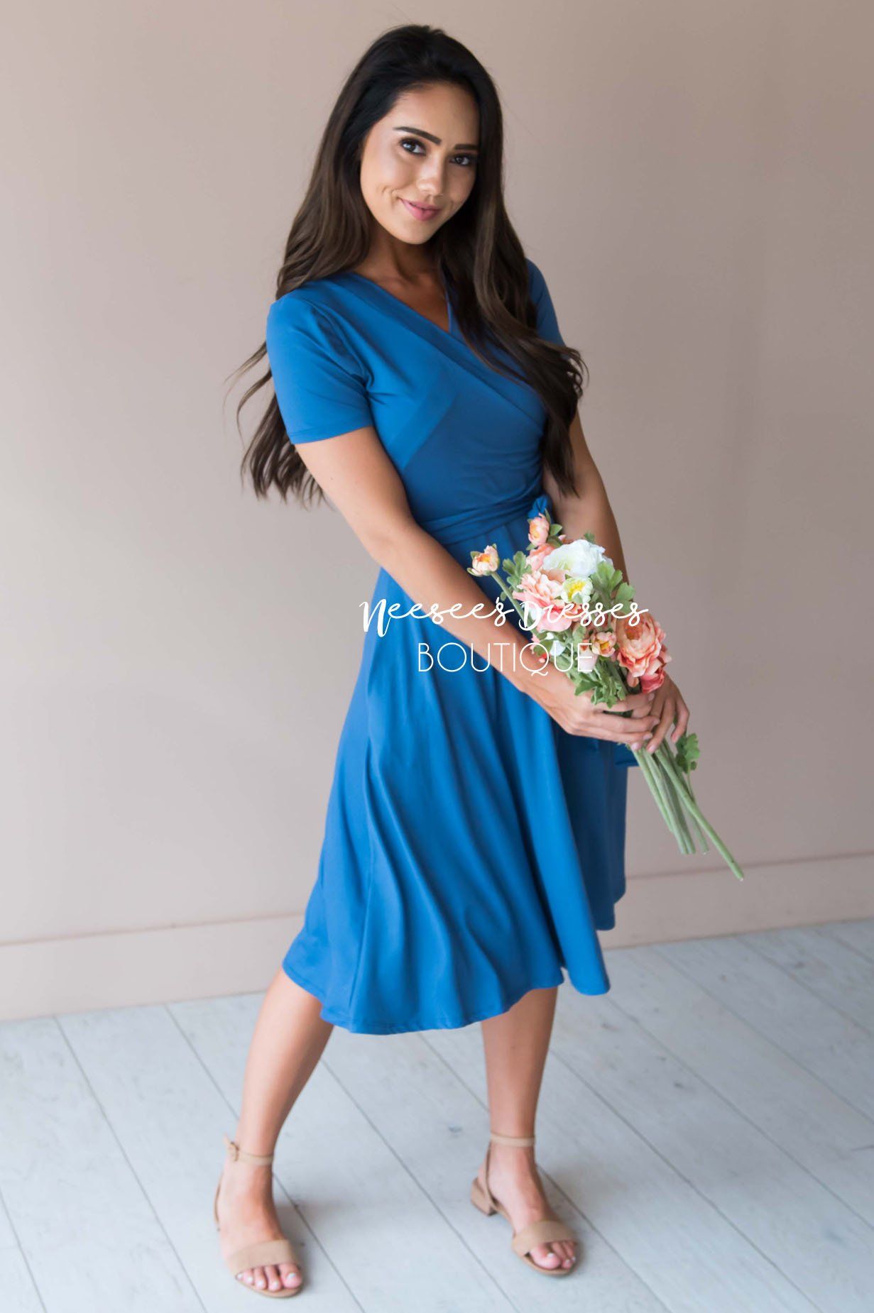 The Andrea Modest Dresses vendor-unknown