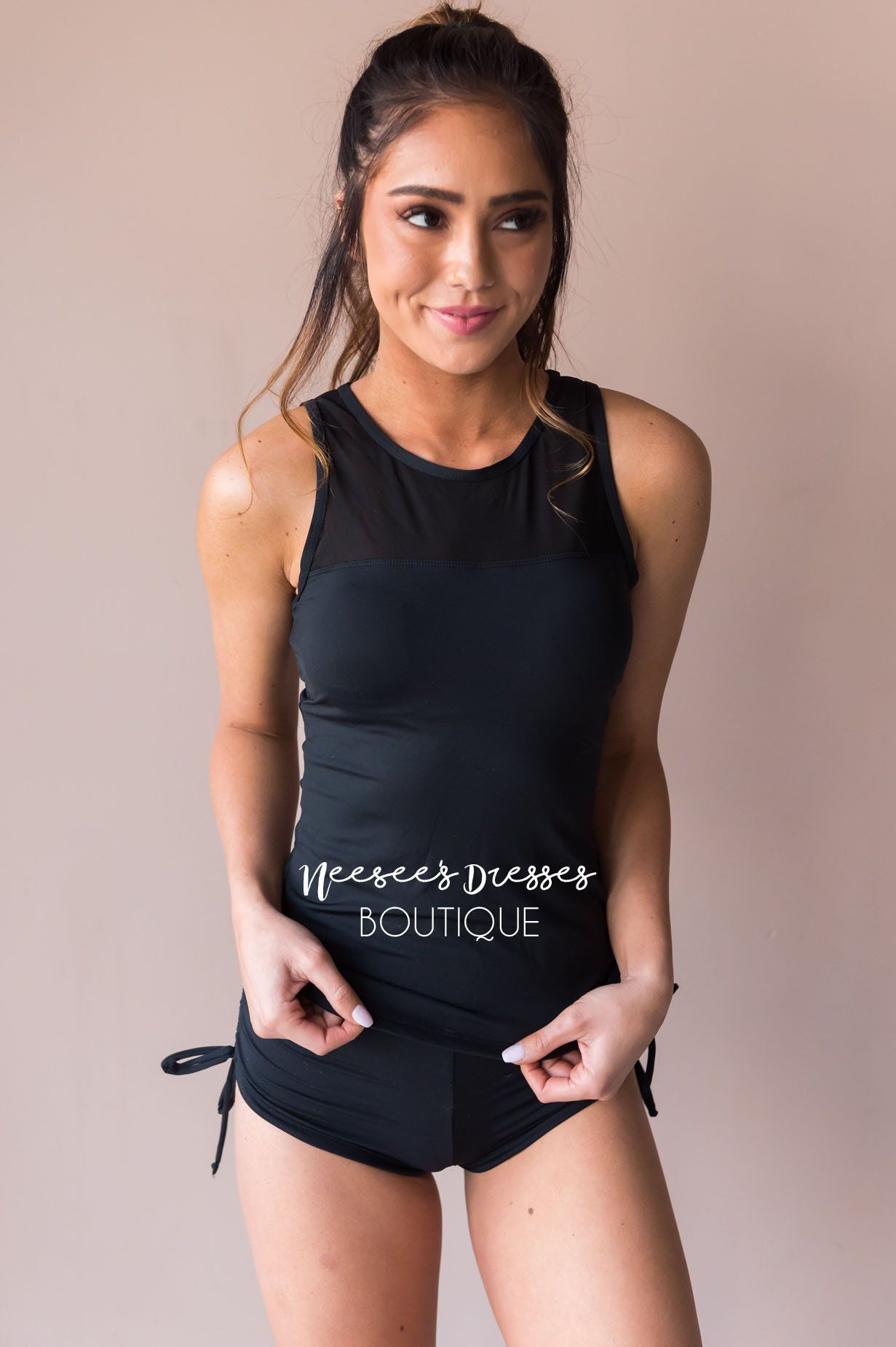 Side Tie Modest Swim Bottoms Modest Dresses vendor-unknown