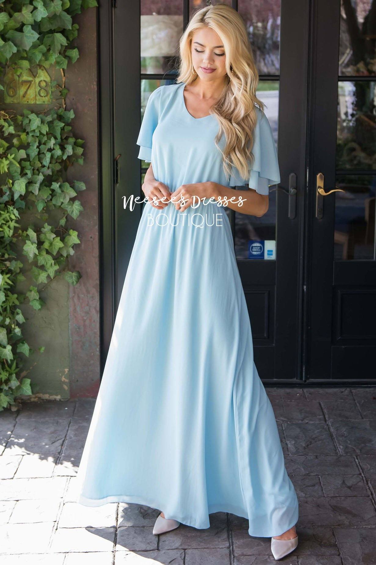 The Chloe Chiffon Maxi Dress Modest Dresses vendor-unknown