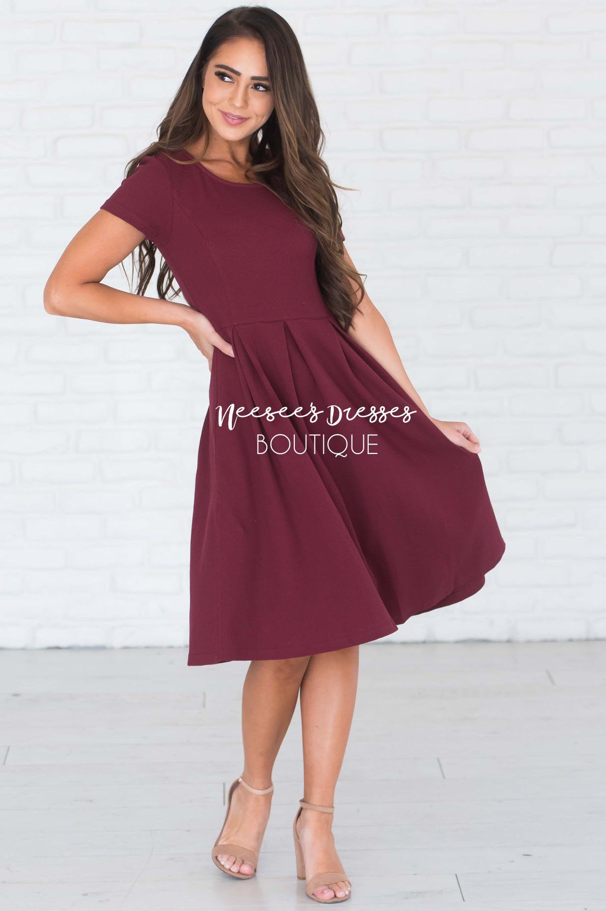 The Hazel Modest Dresses vendor-unknown