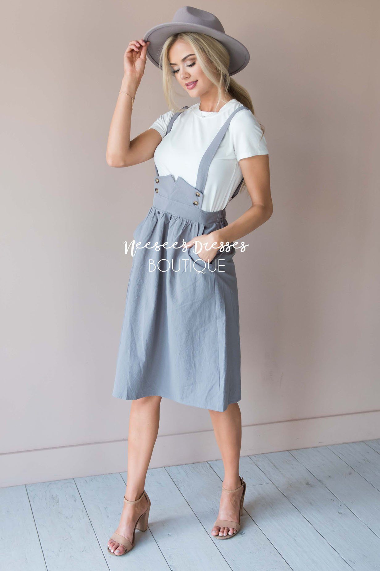 The Autumn Overall Dress Modest Dresses vendor-unknown