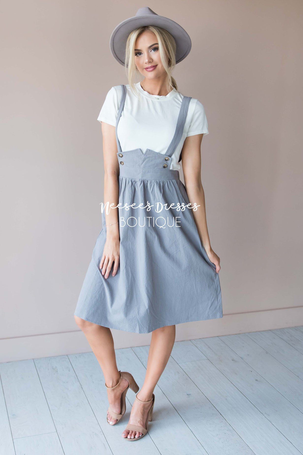 The Autumn Overall Dress Modest Dresses vendor-unknown