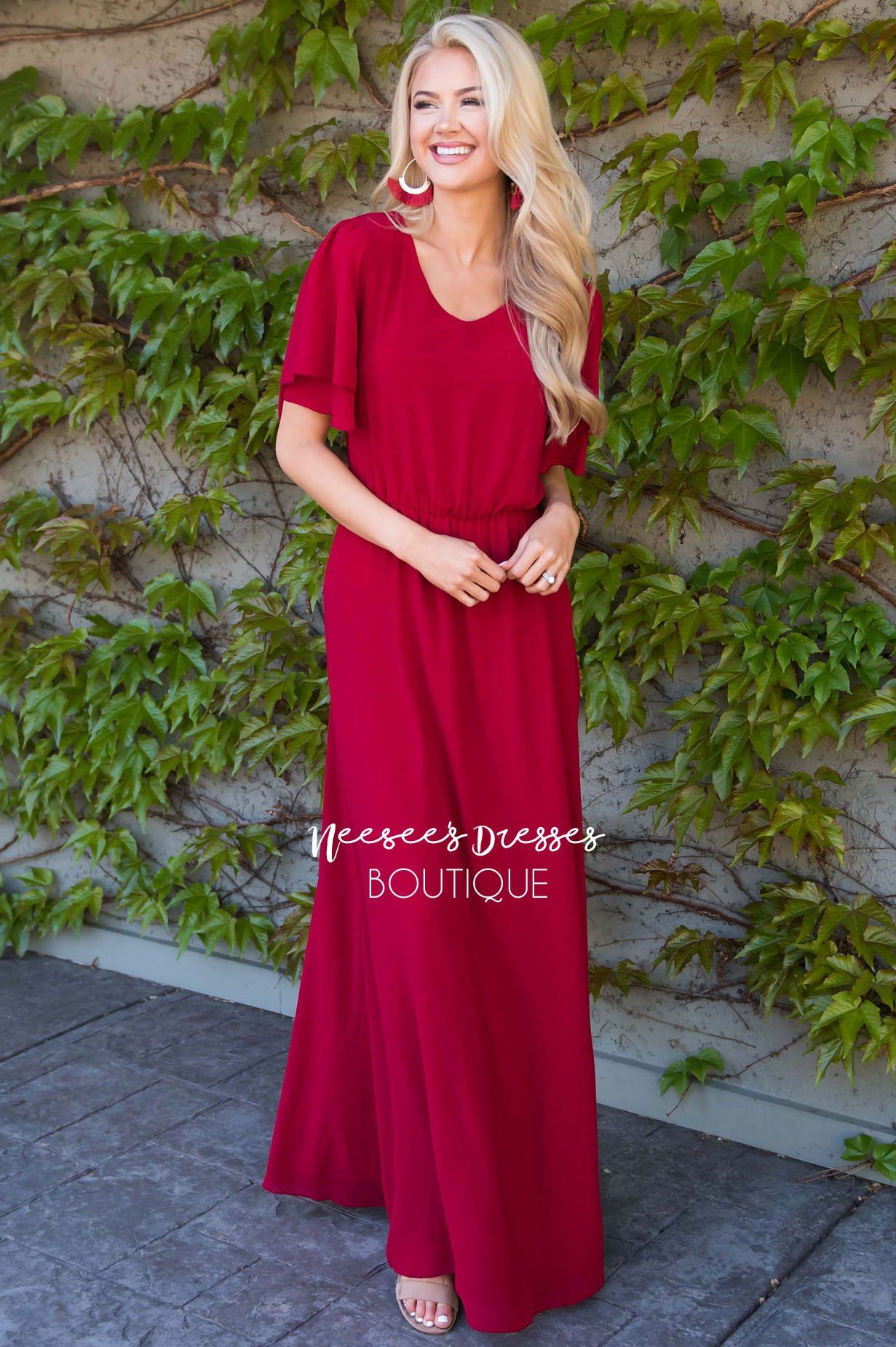The Chloe Chiffon Maxi Dress Modest Dresses vendor-unknown