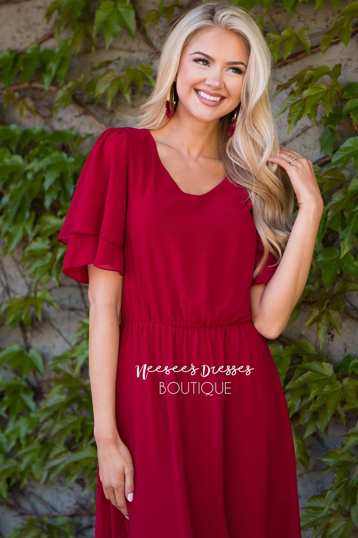 The Chloe Chiffon Maxi Dress Modest Dresses vendor-unknown