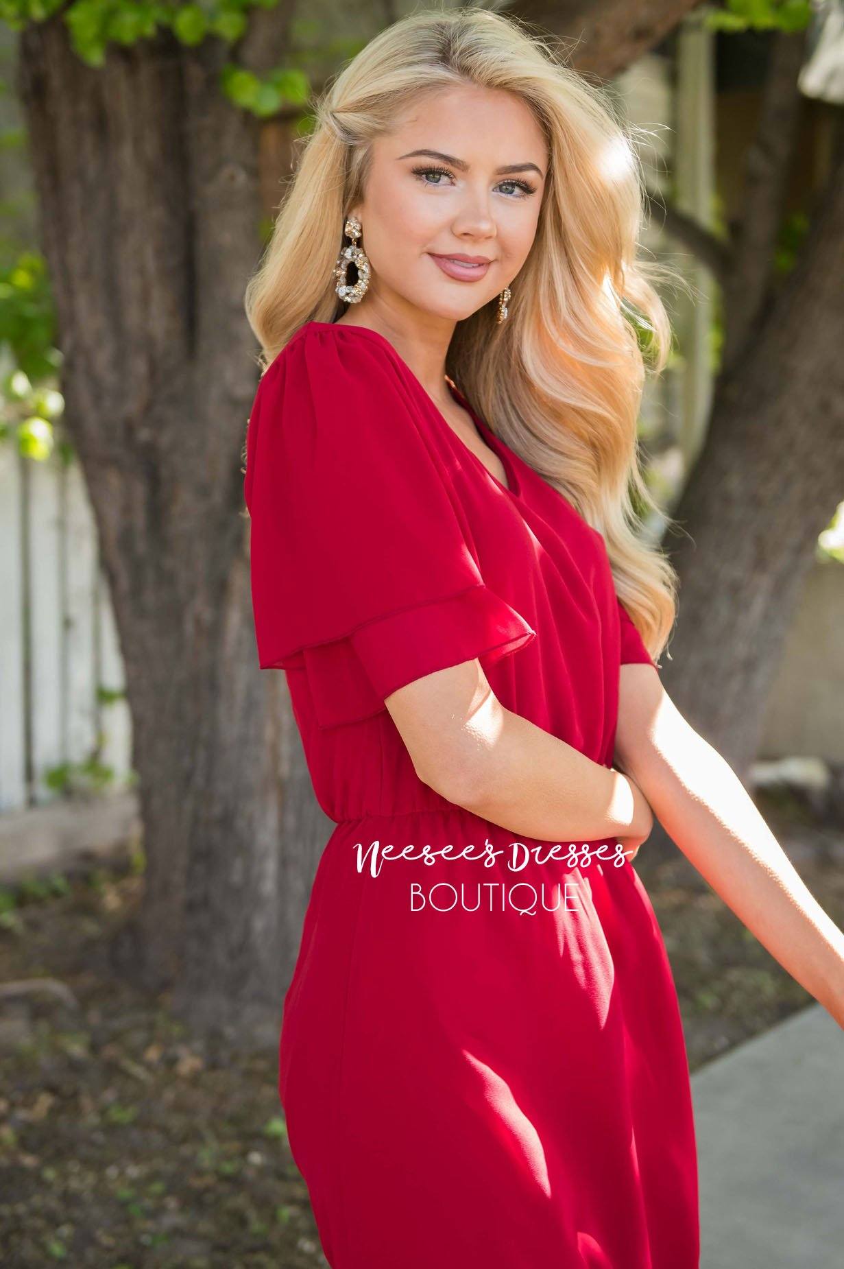 The Claire Chiffon Dress Modest Dresses vendor-unknown