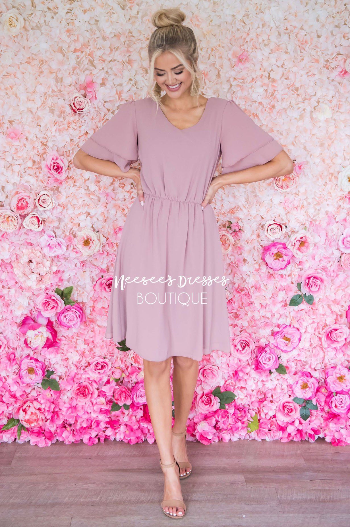 The Claire Chiffon Dress Modest Dresses vendor-unknown