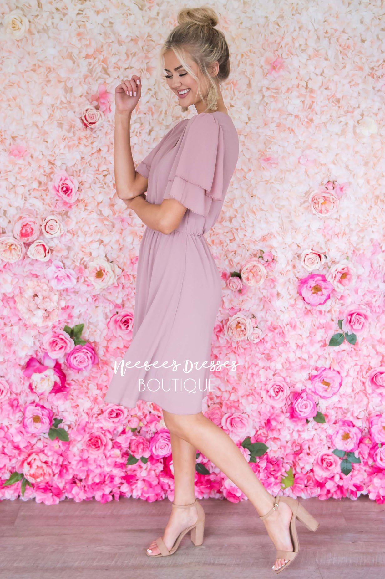 The Claire Chiffon Dress Modest Dresses vendor-unknown