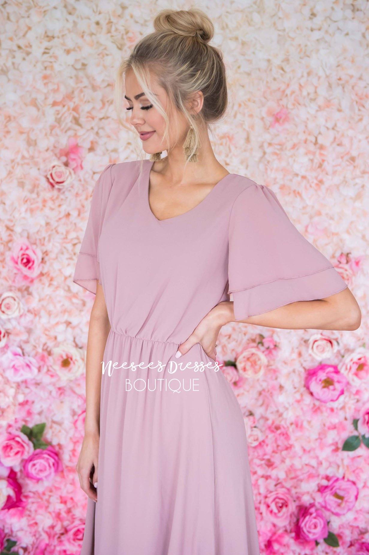 The Claire Chiffon Dress Modest Dresses vendor-unknown