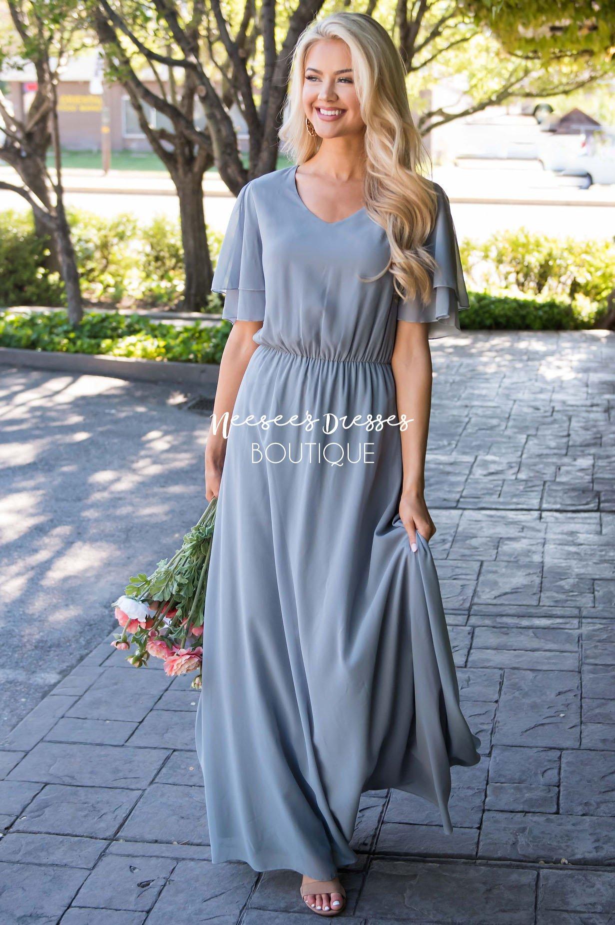 The Chloe Chiffon Maxi Dress Modest Dresses vendor-unknown