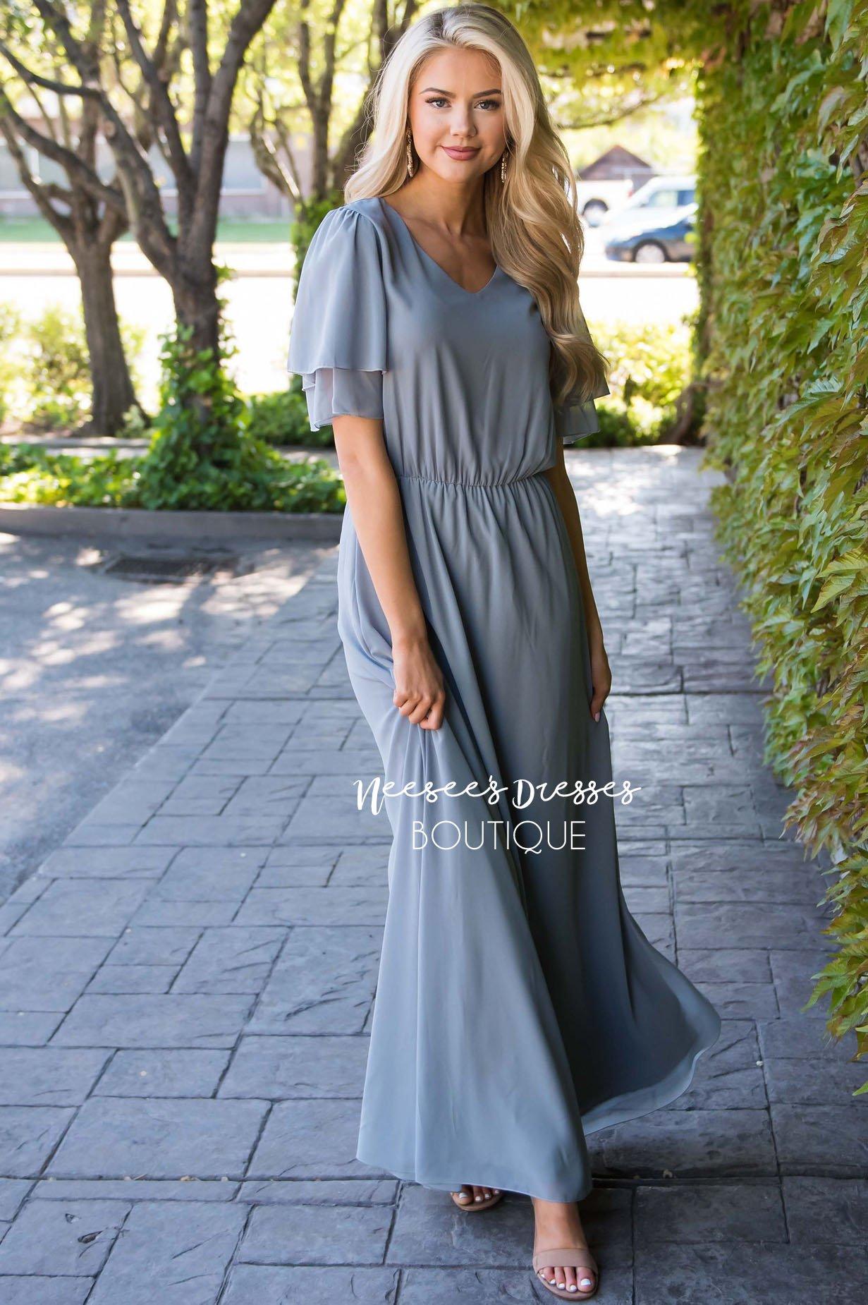 The Chloe Chiffon Maxi Dress Modest Dresses vendor-unknown