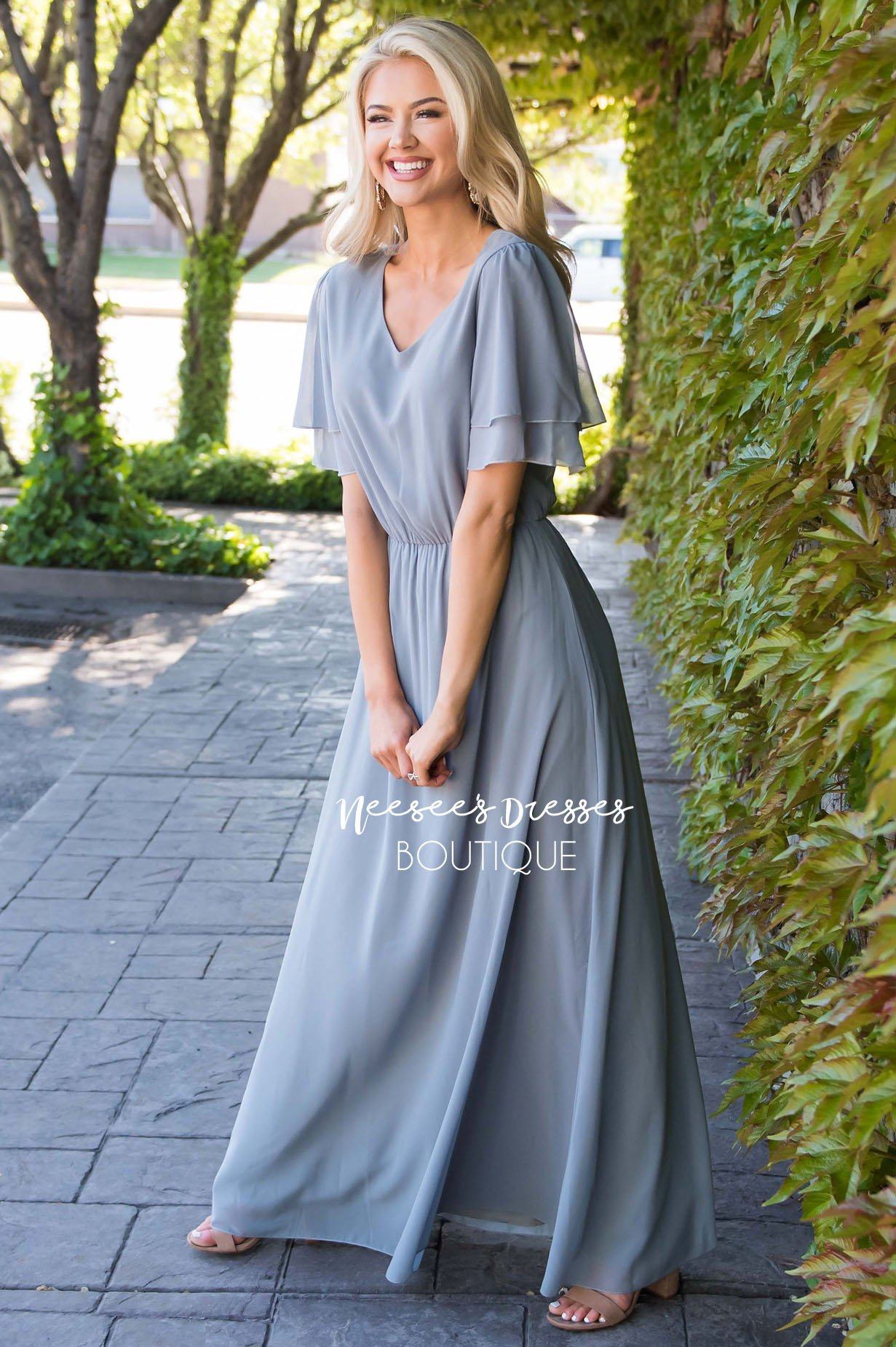 The Chloe Chiffon Maxi Dress Modest Dresses vendor-unknown