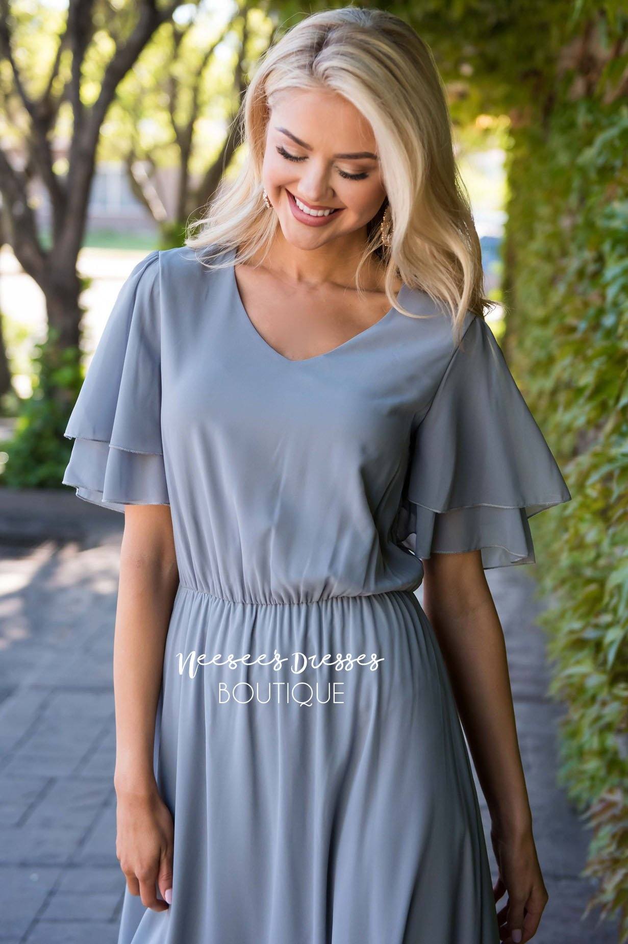 The Chloe Chiffon Maxi Dress Modest Dresses vendor-unknown