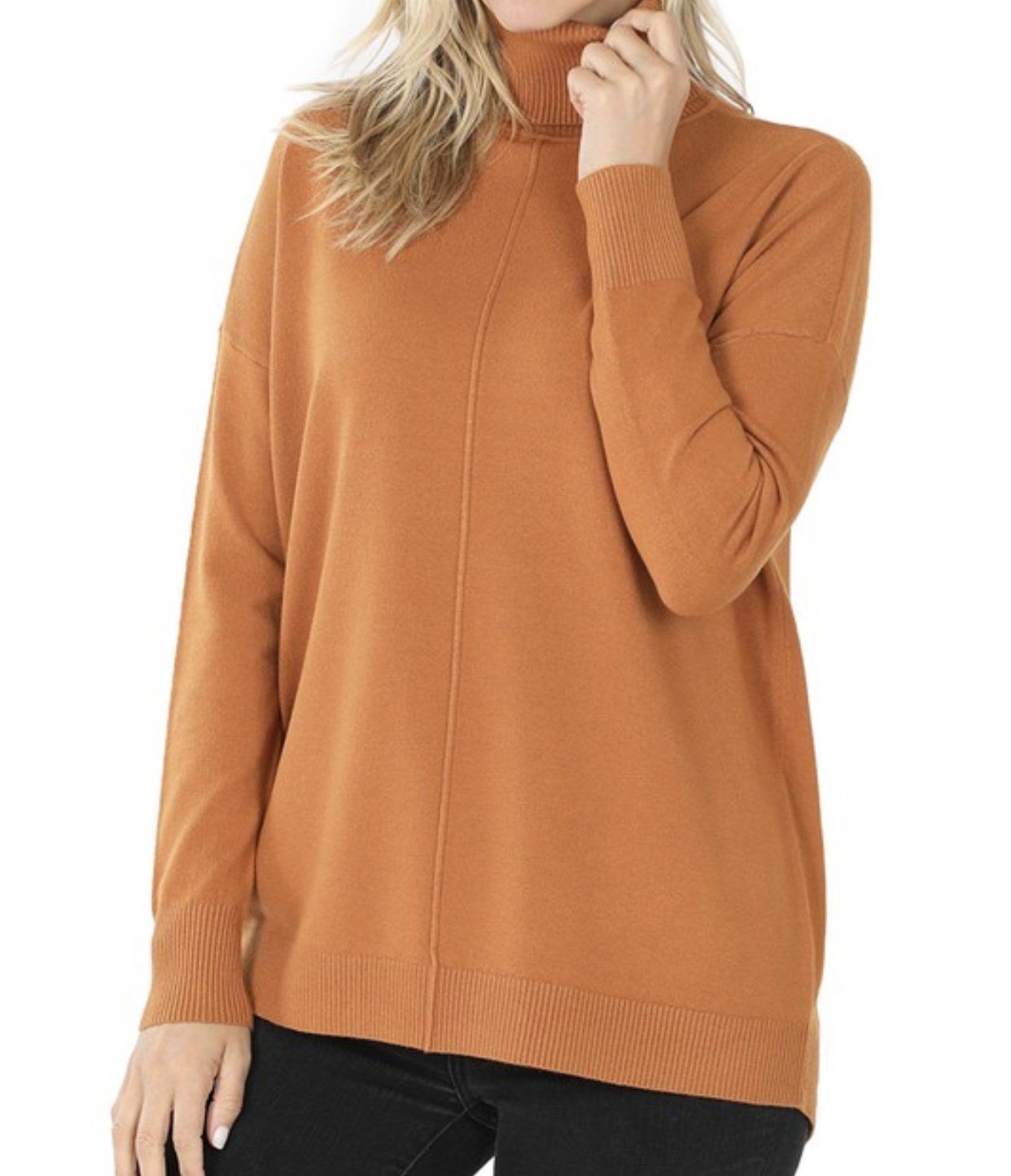 Beauty Everywhere Modest Turtleneck Sweater Modest Dresses vendor-unknown