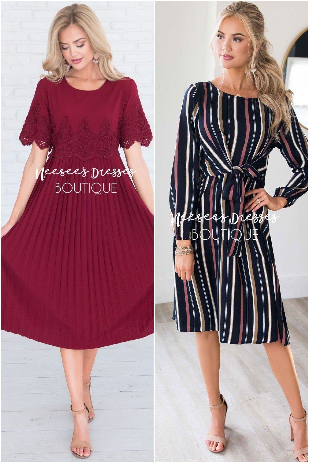 Two Dresses for $34.99 Modest Dresses vendor-unknown