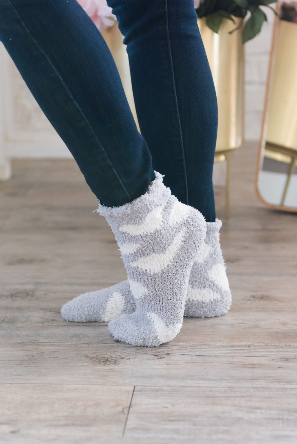 FREE Fuzzy Heart Socks w/ $40 Order Modest Dresses vendor-unknown
