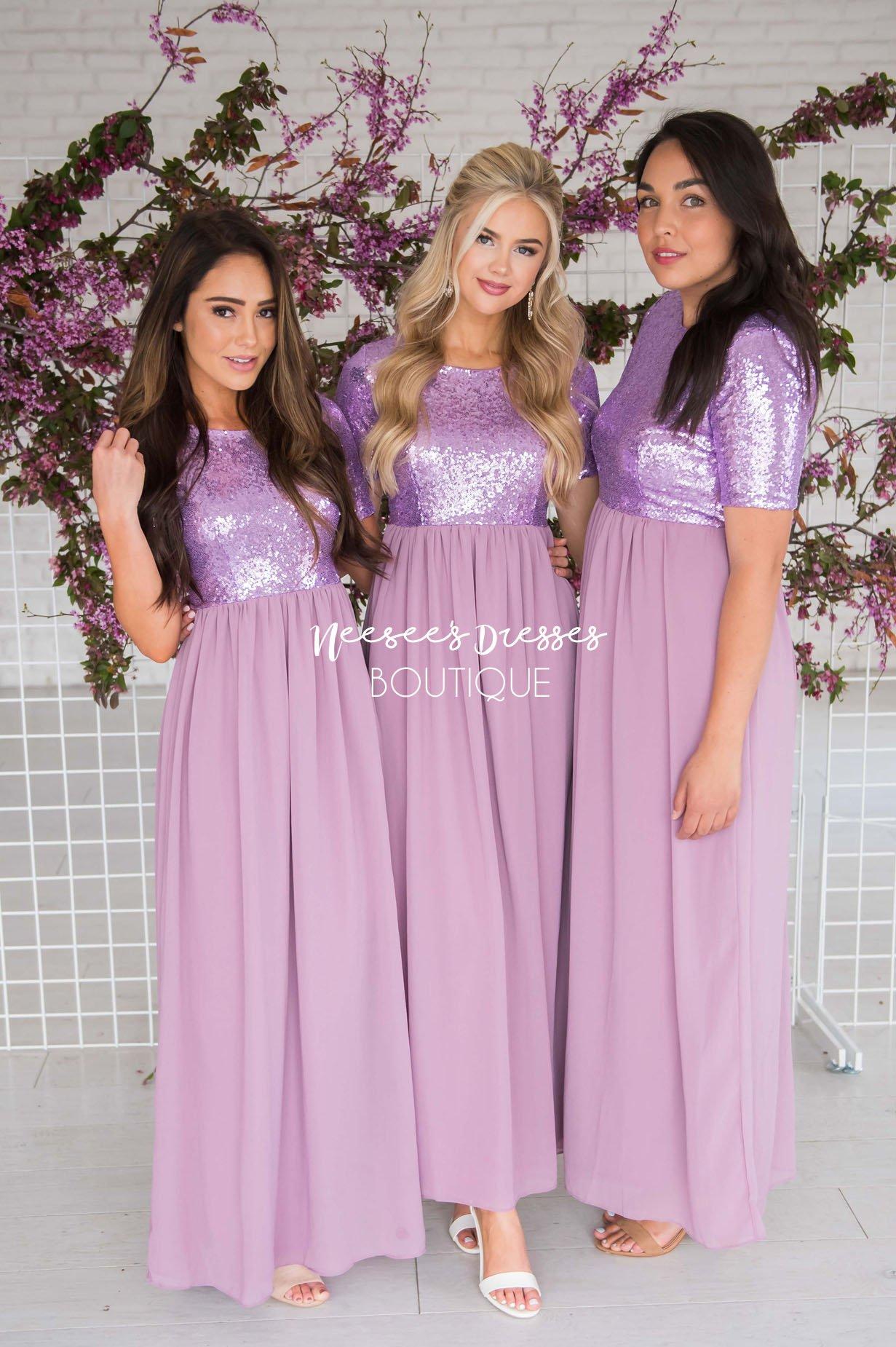 The Elsa in Lilac Modest Dresses vendor-unknown