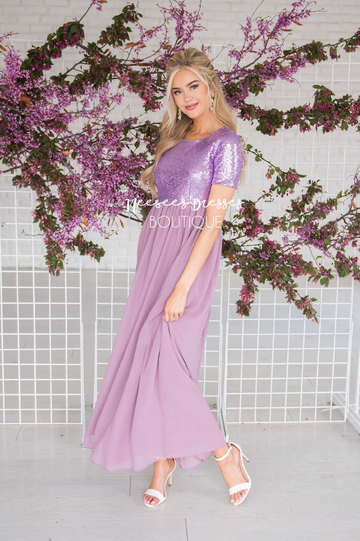 The Elsa in Lilac Modest Dresses vendor-unknown
