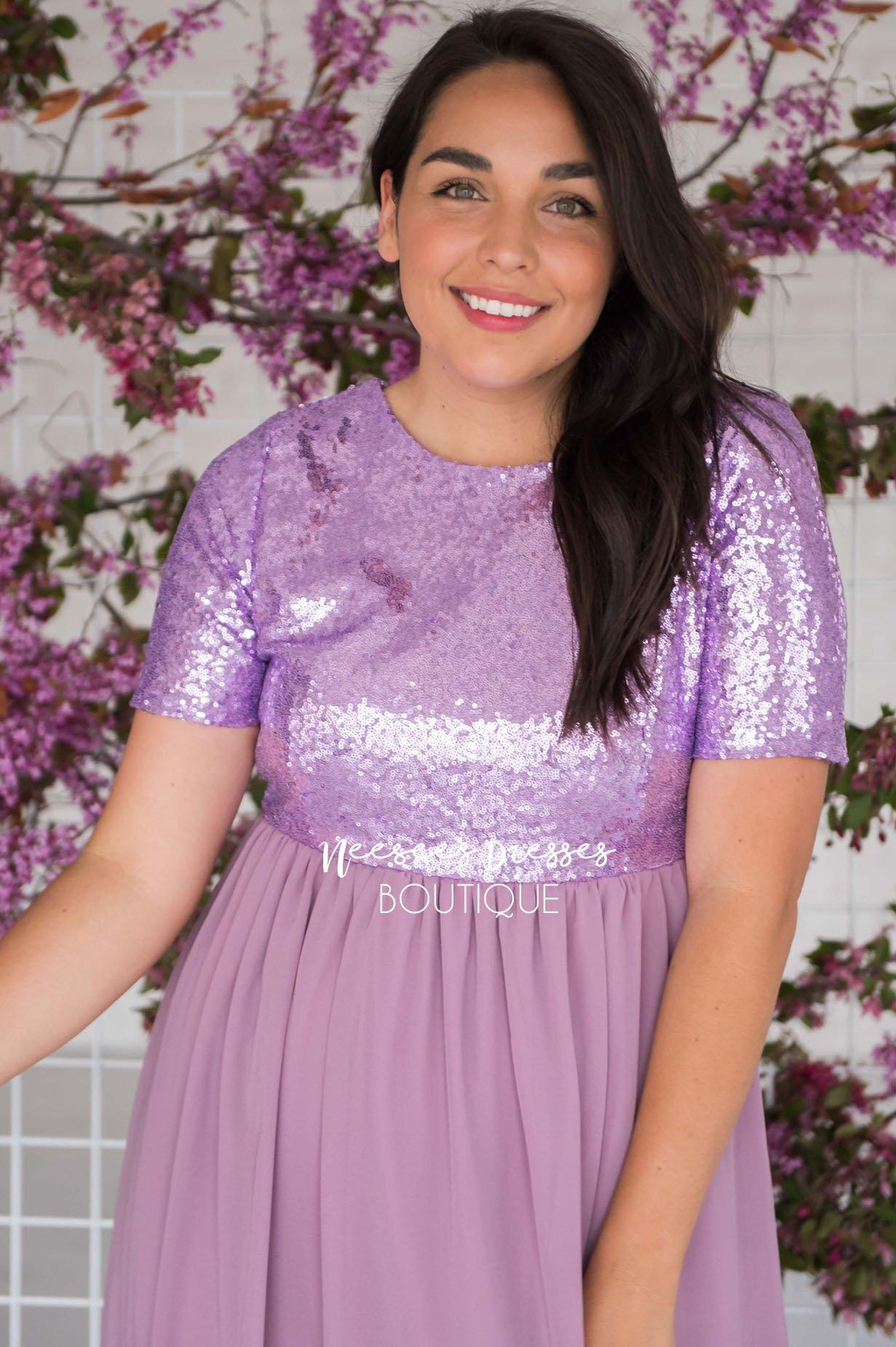 The Elsa in Lilac Modest Dresses vendor-unknown