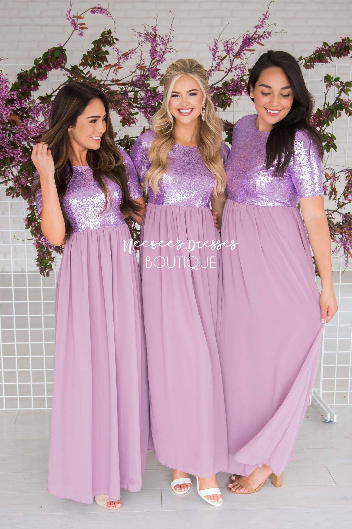 The Elsa in Lilac Modest Dresses vendor-unknown