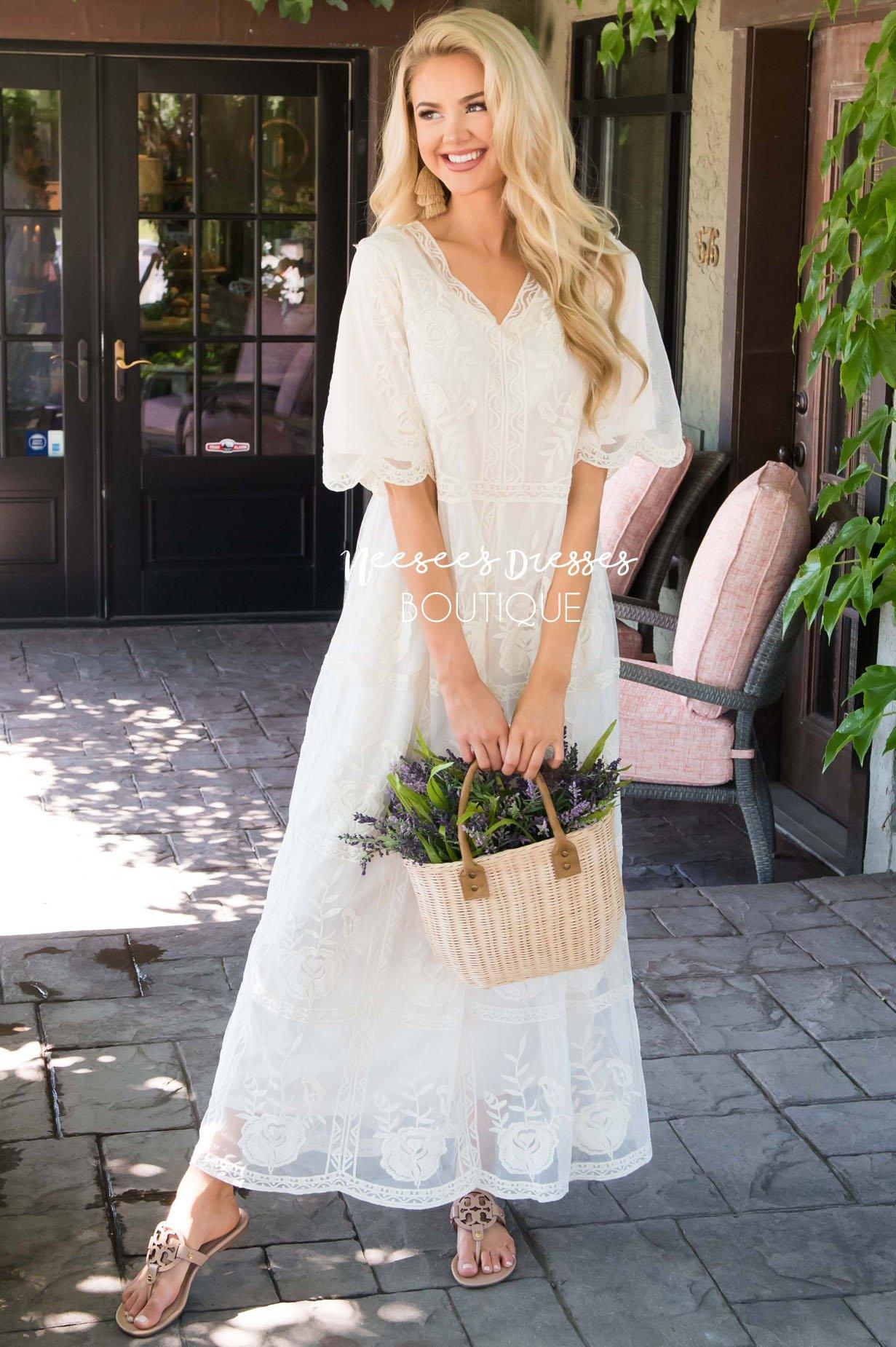 The Lexi Boho Maxi Dress Modest Dresses vendor-unknown