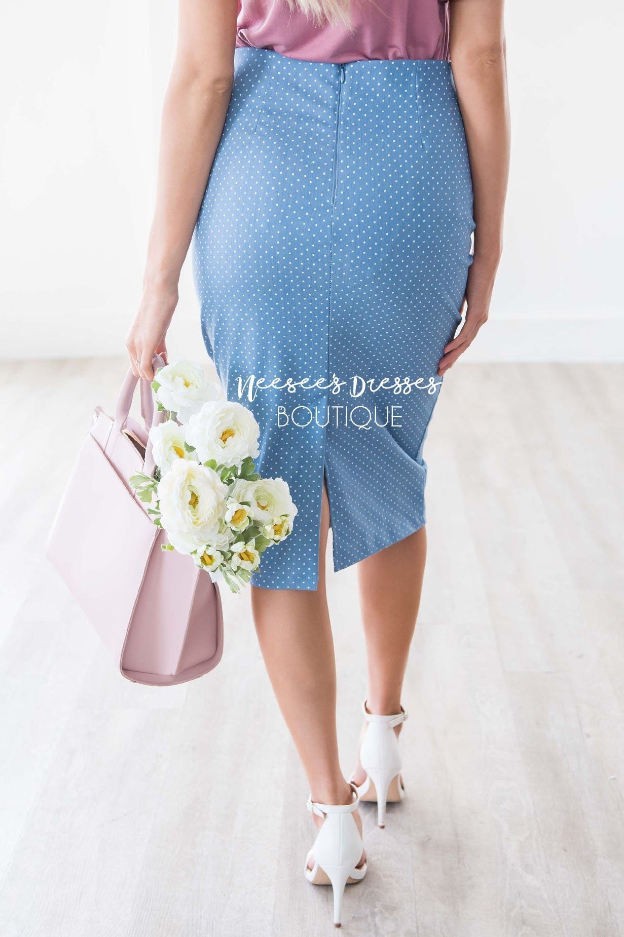 Wish Me Luck Polka Dot Skirt Skirts vendor-unknown