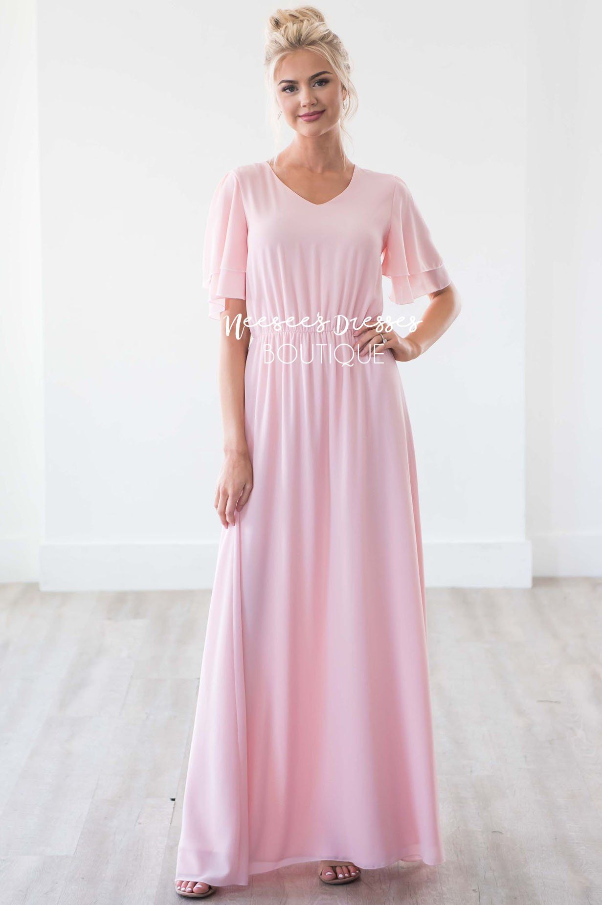 The Chloe Chiffon Maxi Dress Modest Dresses vendor-unknown