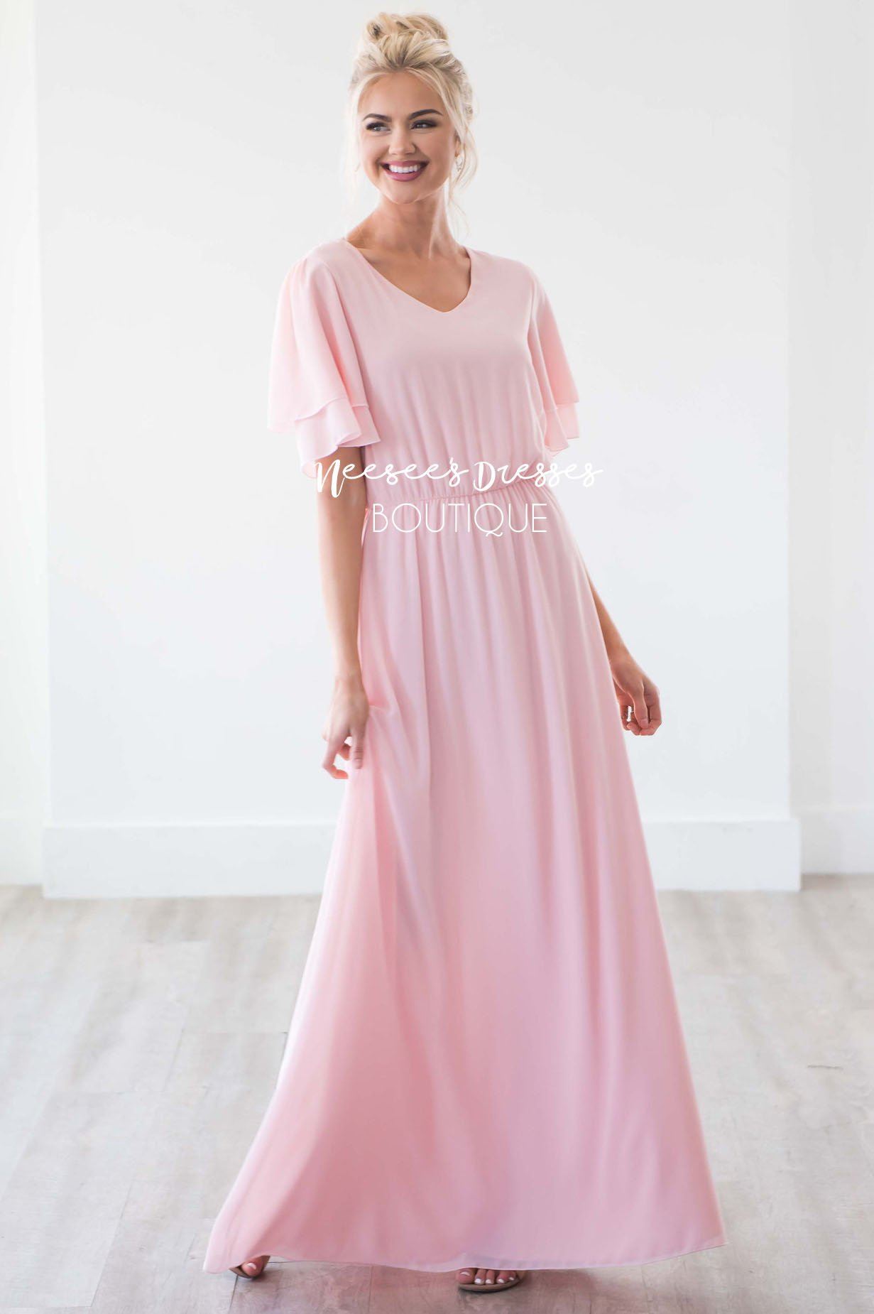 The Chloe Chiffon Maxi Dress Modest Dresses vendor-unknown