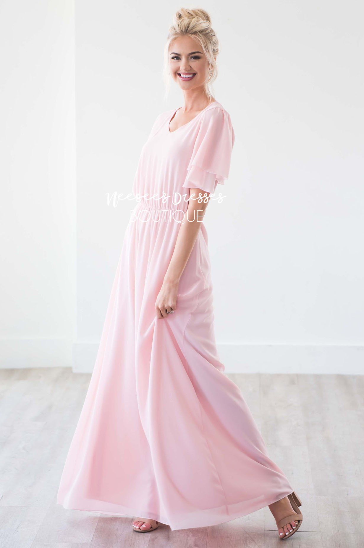 The Chloe Chiffon Maxi Dress Modest Dresses vendor-unknown