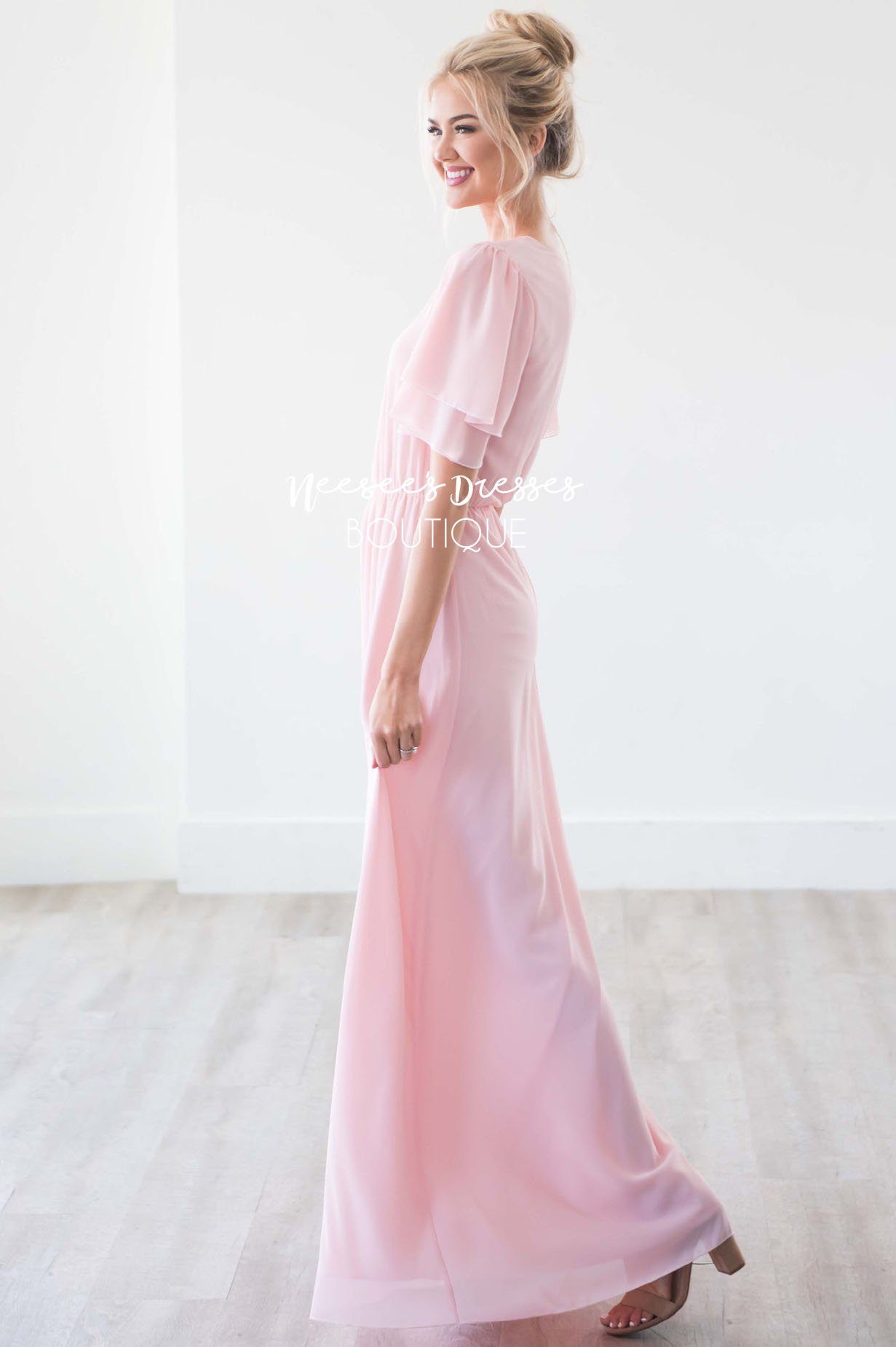 The Chloe Chiffon Maxi Dress Modest Dresses vendor-unknown