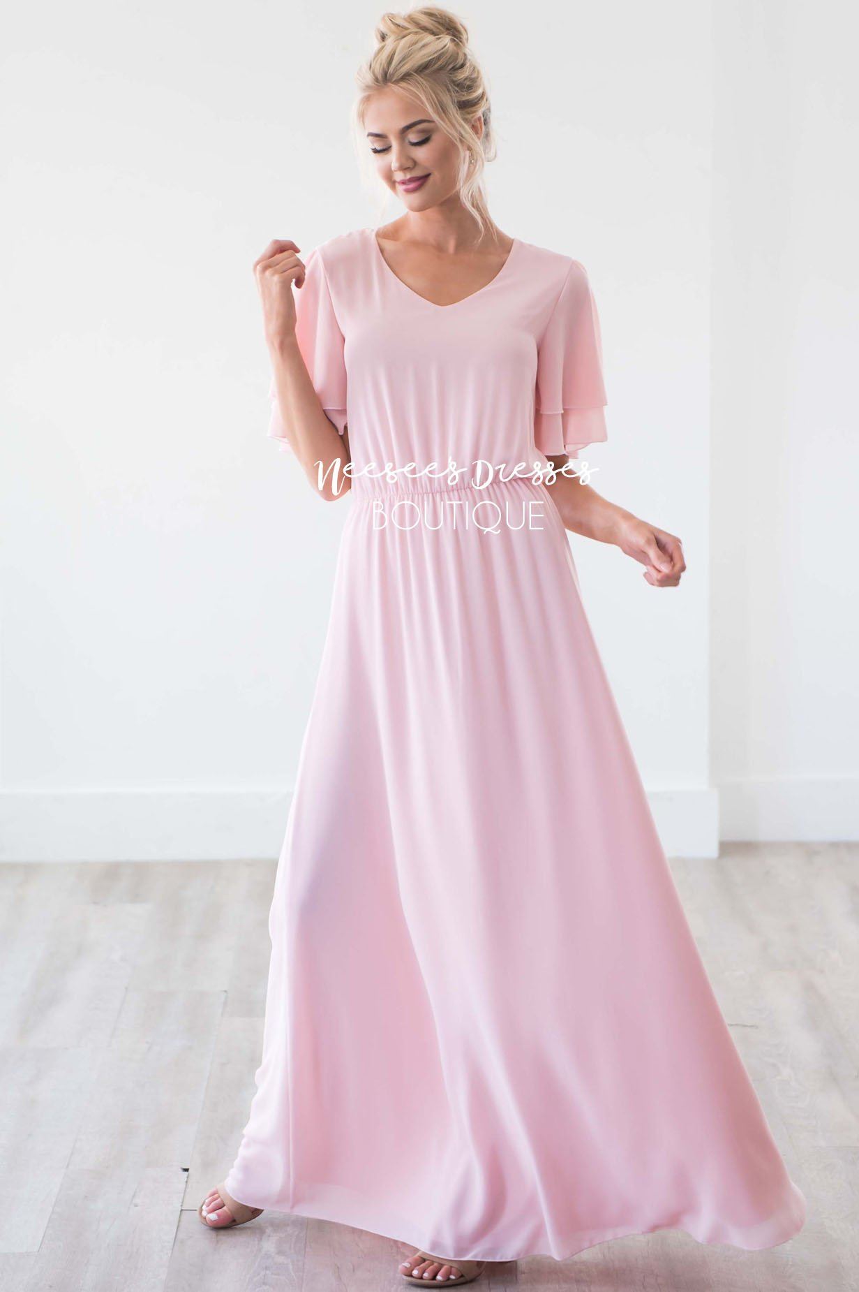 The Chloe Chiffon Maxi Dress Modest Dresses vendor-unknown