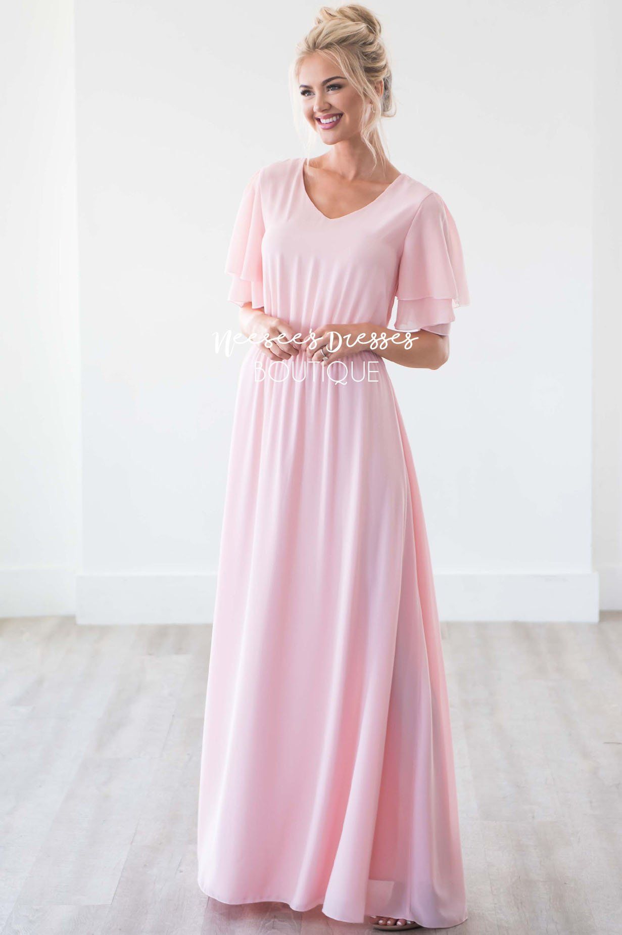 The Chloe Chiffon Maxi Dress Modest Dresses vendor-unknown