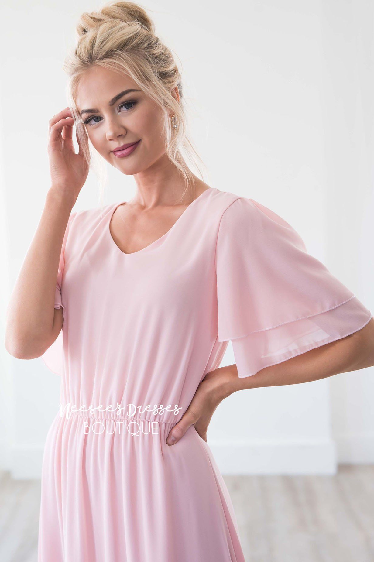 The Chloe Chiffon Maxi Dress Modest Dresses vendor-unknown