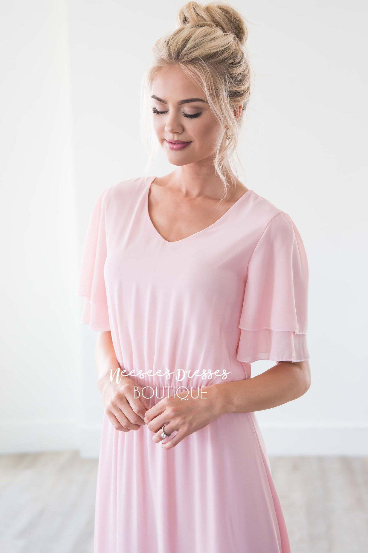 The Chloe Chiffon Maxi Dress Modest Dresses vendor-unknown