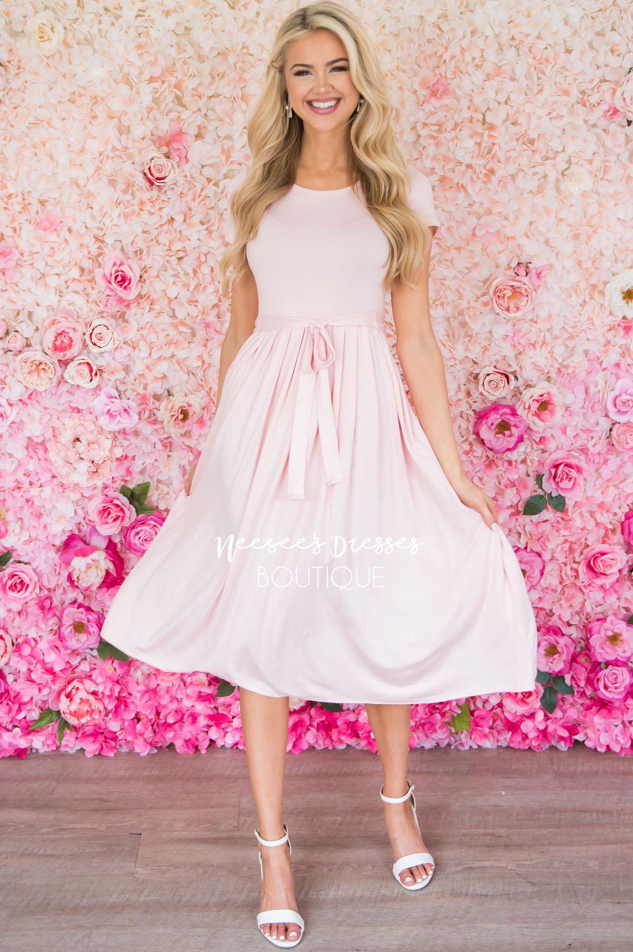 The Molly Pleats Dress Modest Dresses vendor-unknown