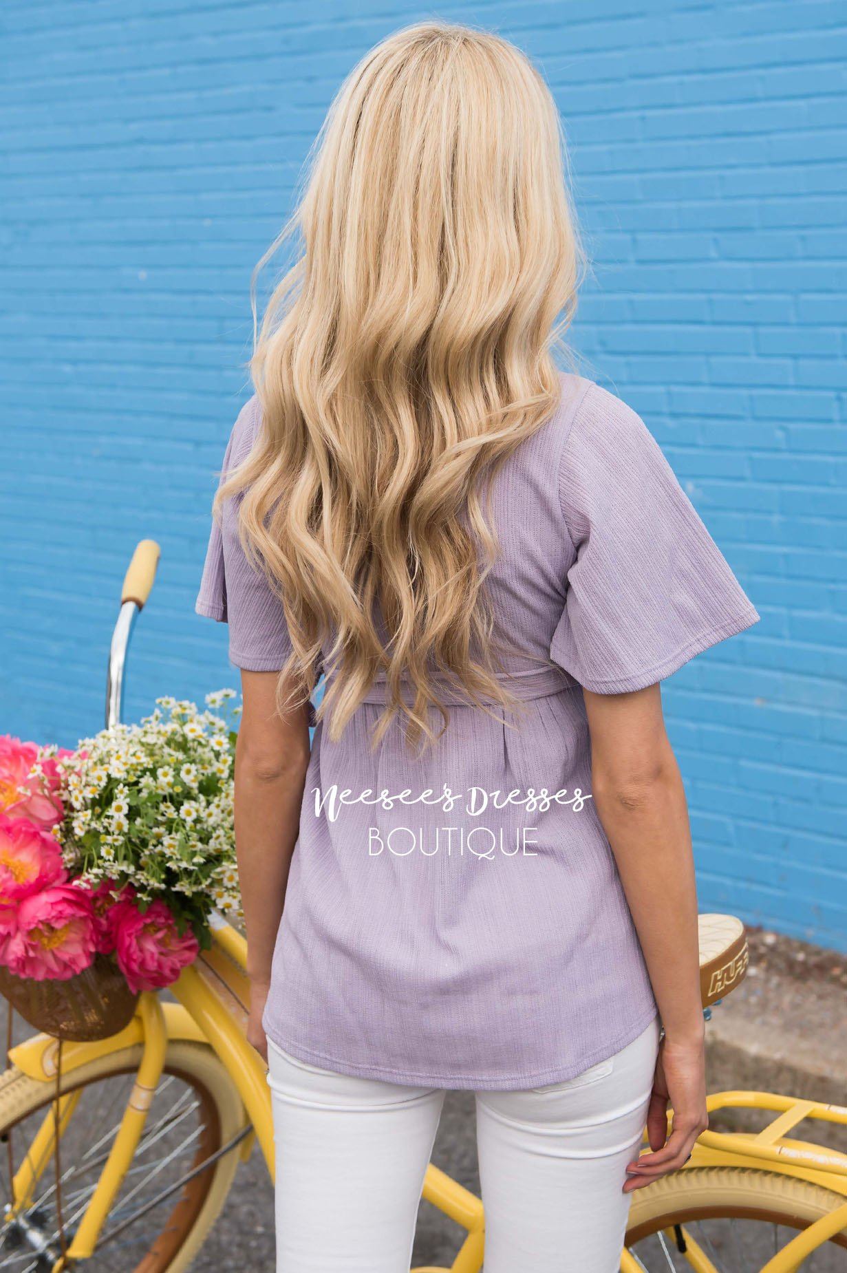 Beautiful Nightmare Tie Blouse Modest Dresses vendor-unknown